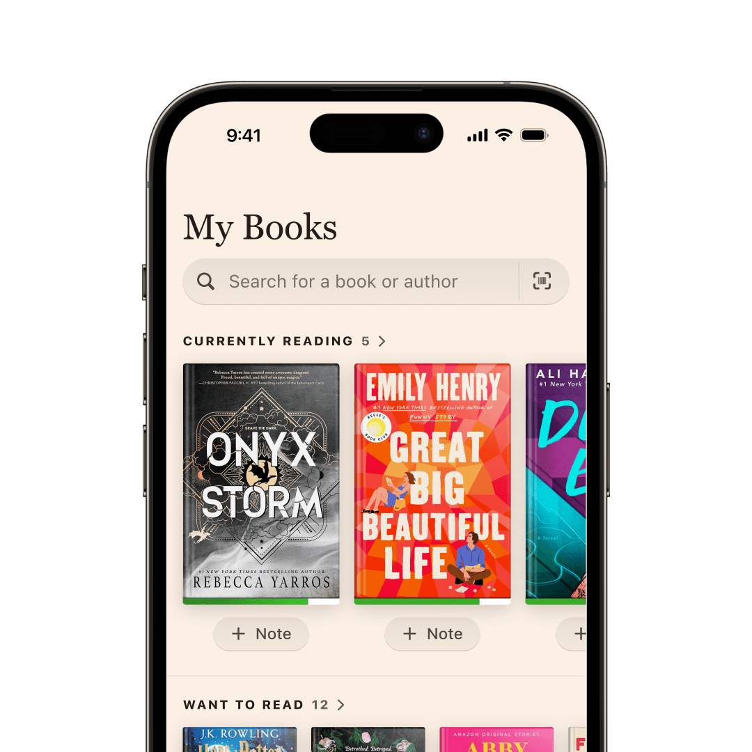 Currently Reading shelf in Slovo — the book tracker app for iPhone